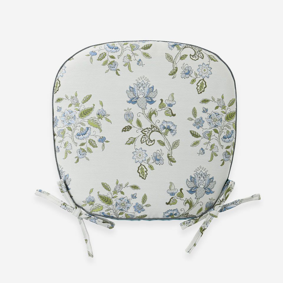 表面／カラー：ブルー／45cm×43cm／ミントンを代表するハドンホール柄のデザイン