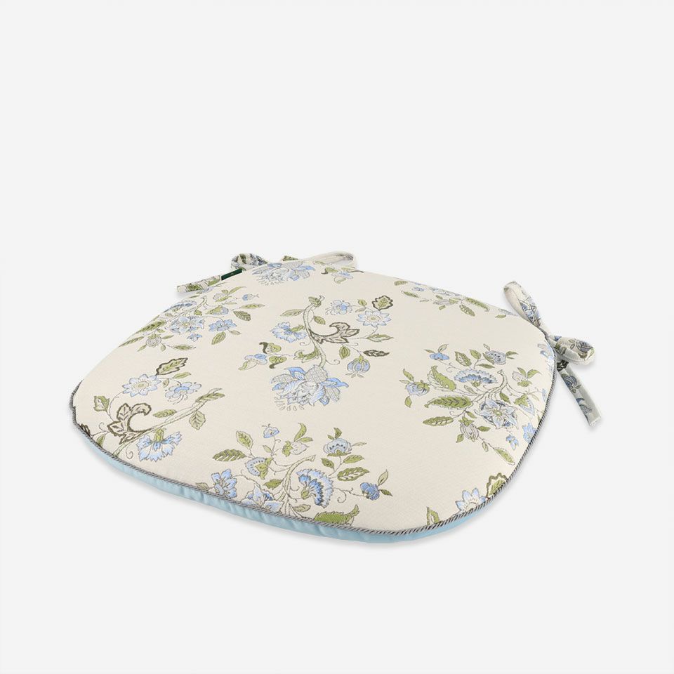 表面／カラー：ブルー／45cm×43cm／紐付き／カバー取り外し可