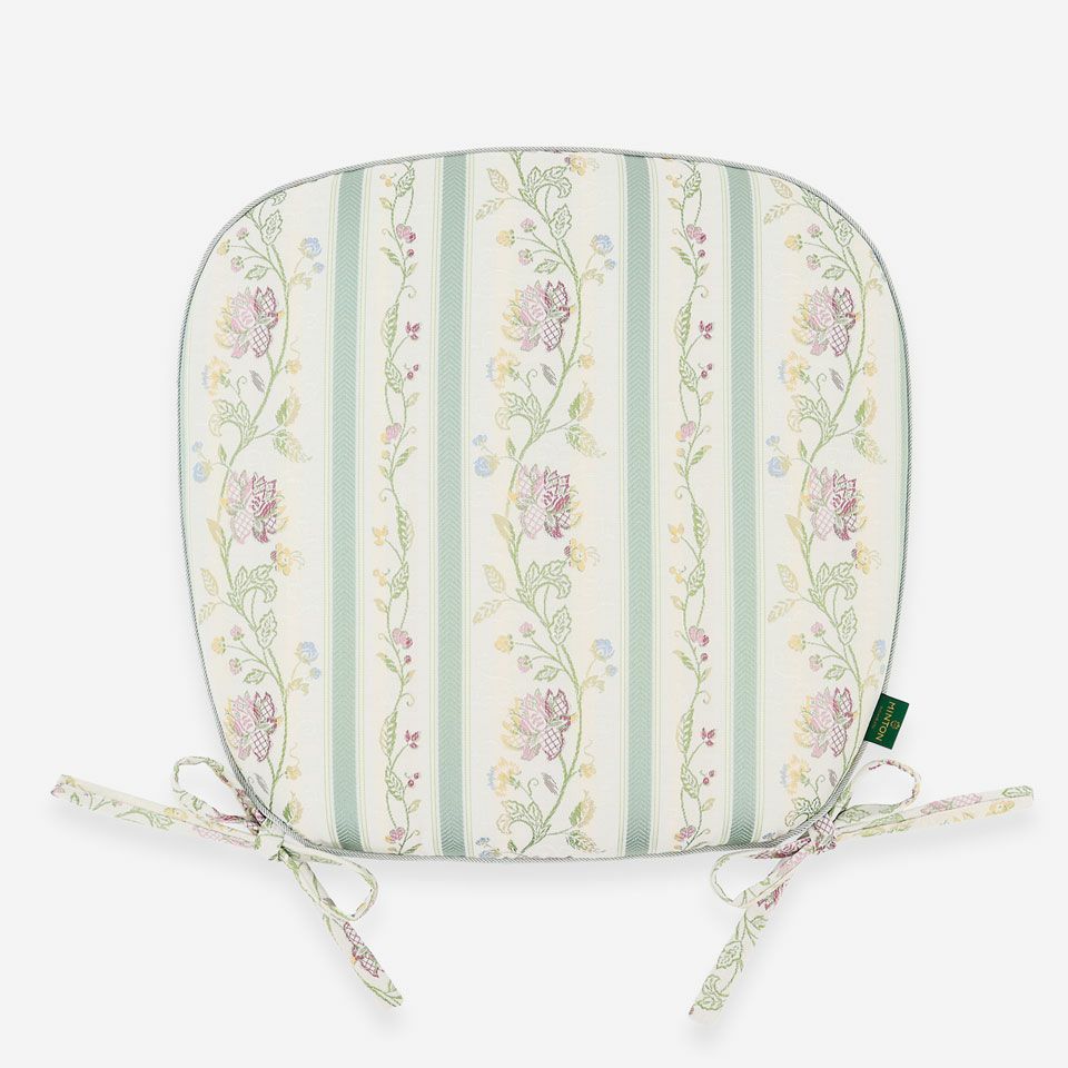 表面／カラー：グリーン／45cm×43cm／ミントン設立230周年を記念したハドンホール柄のデザイン