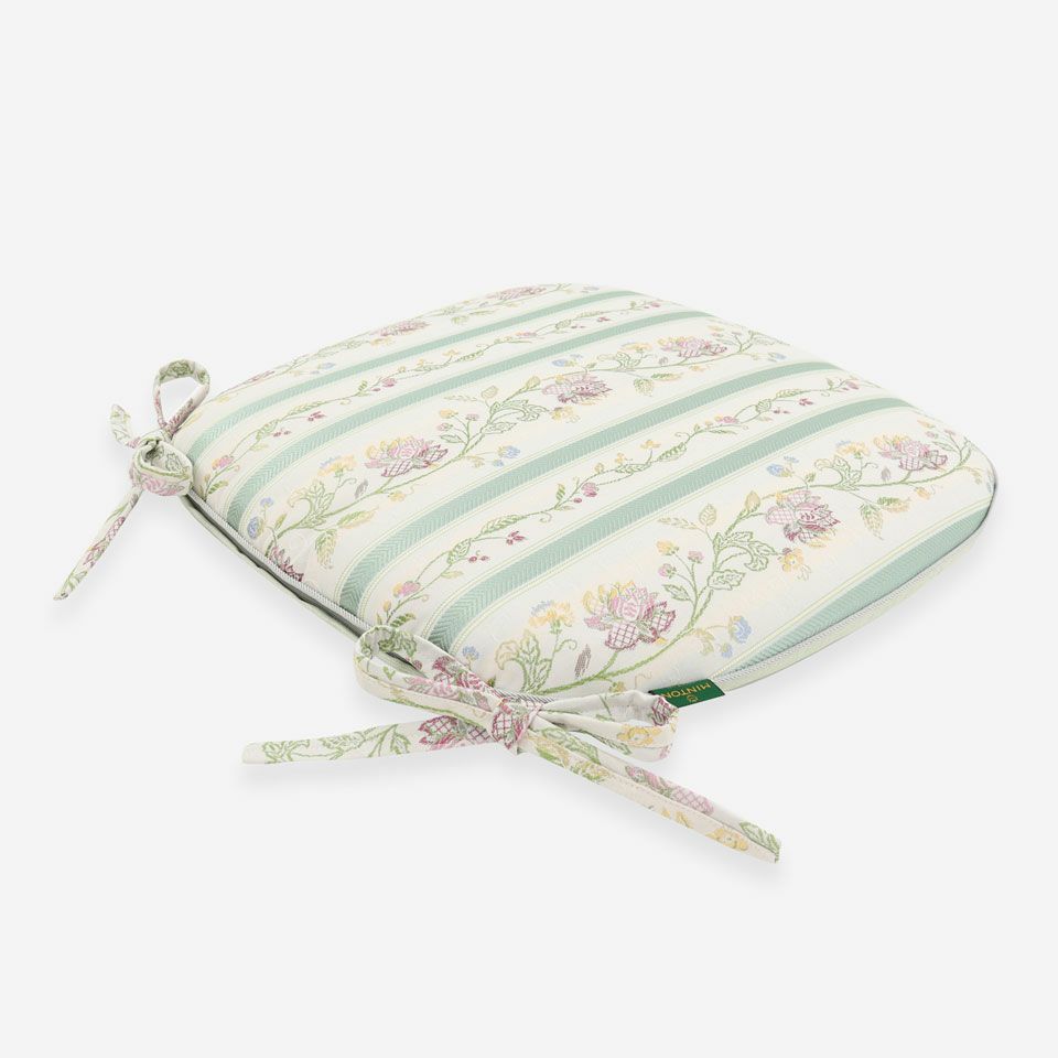 表面／カラー：グリーン／45cm×43cm／紐付き／カバー取り外し可