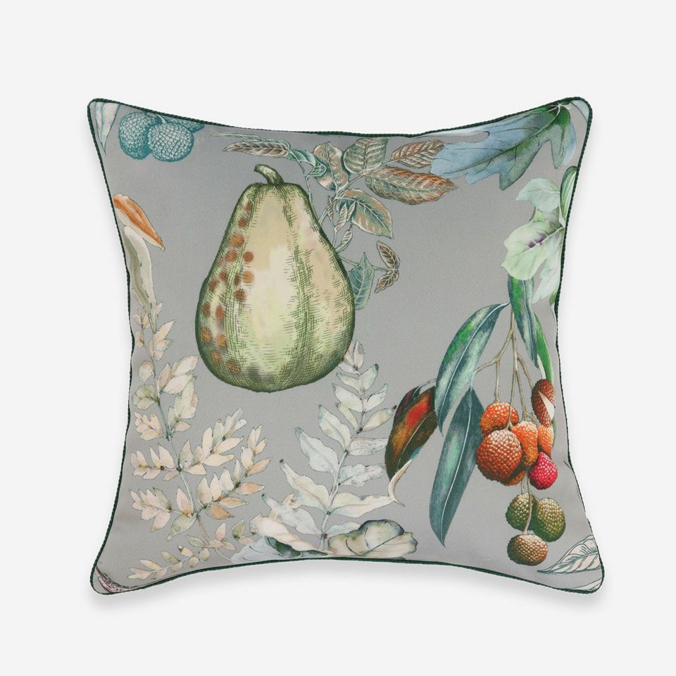 表面／カラー：グレー／35cm×35cm／クッション中材は別売