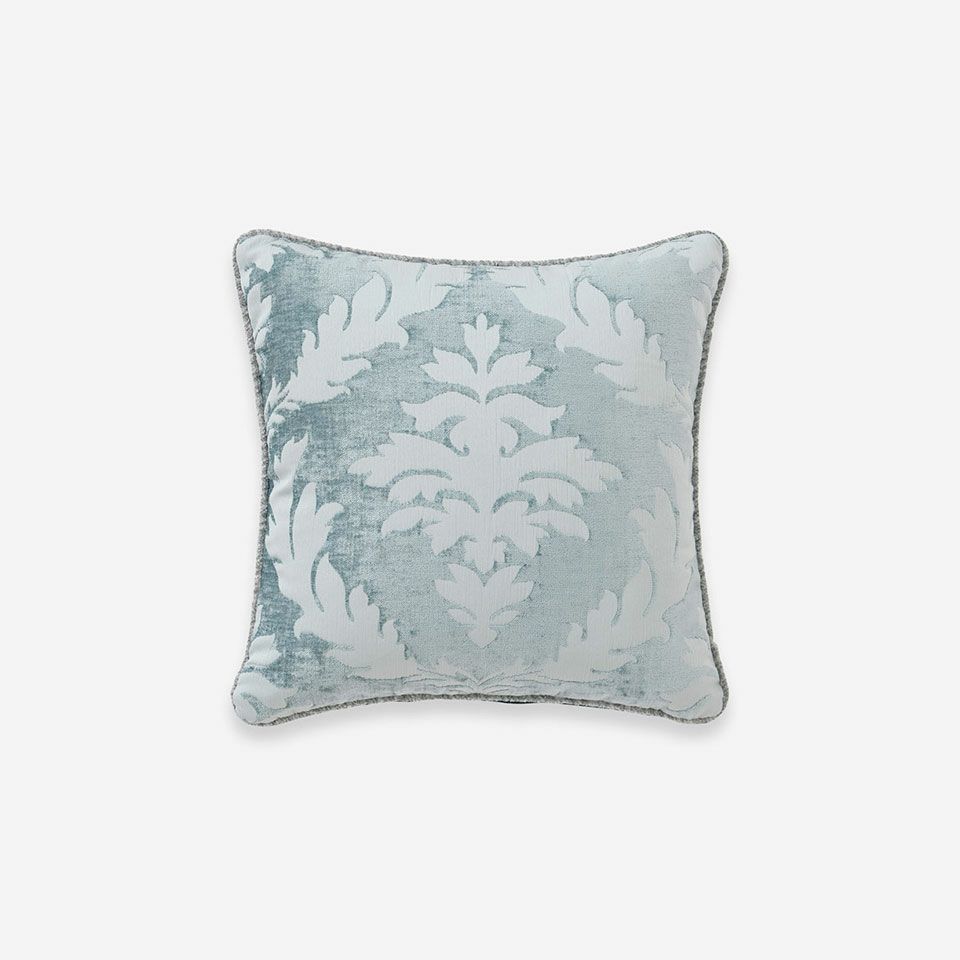 表面／カラー：ライトブルー／35cm×35cm／クッション中材は別売