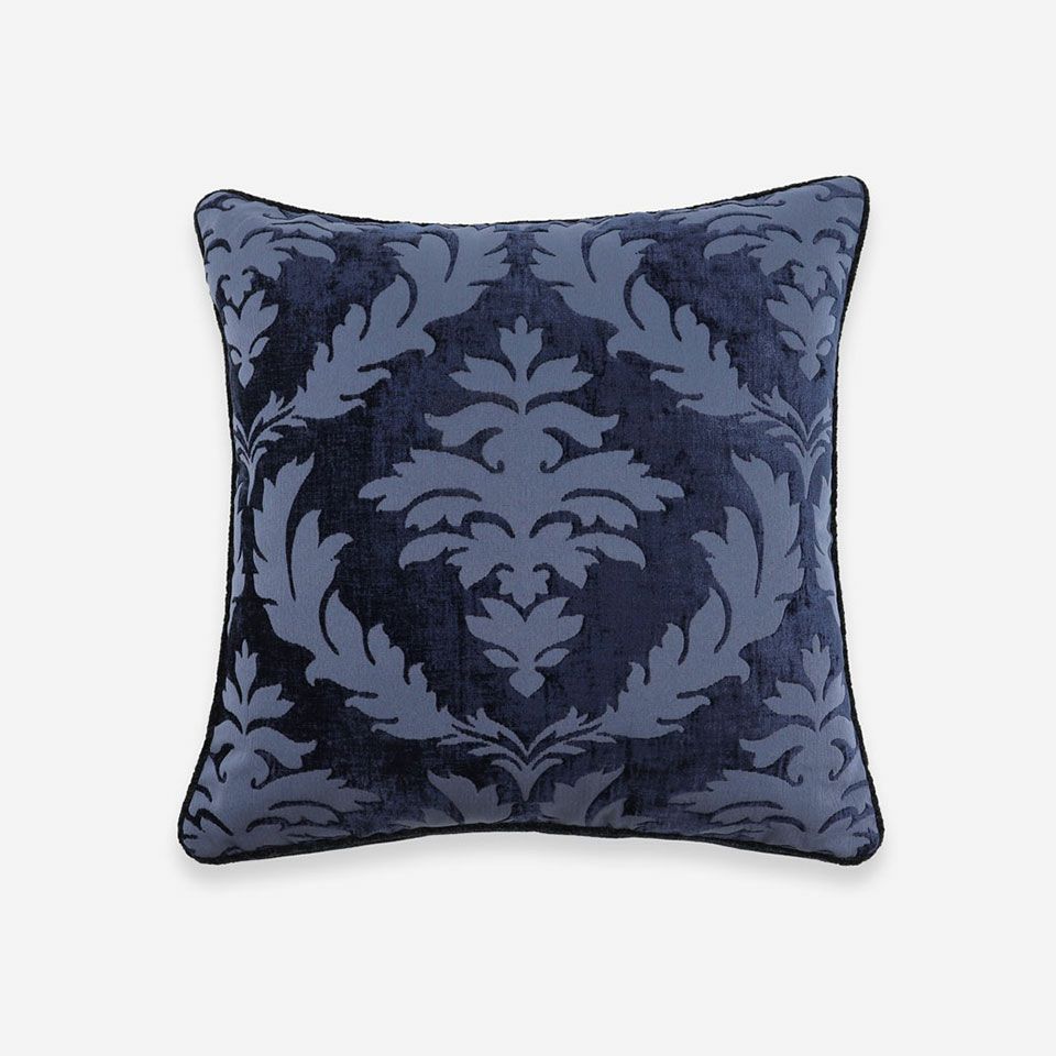 表面／カラー：ダークブルー／45cm×45cm／クッション中材は別売