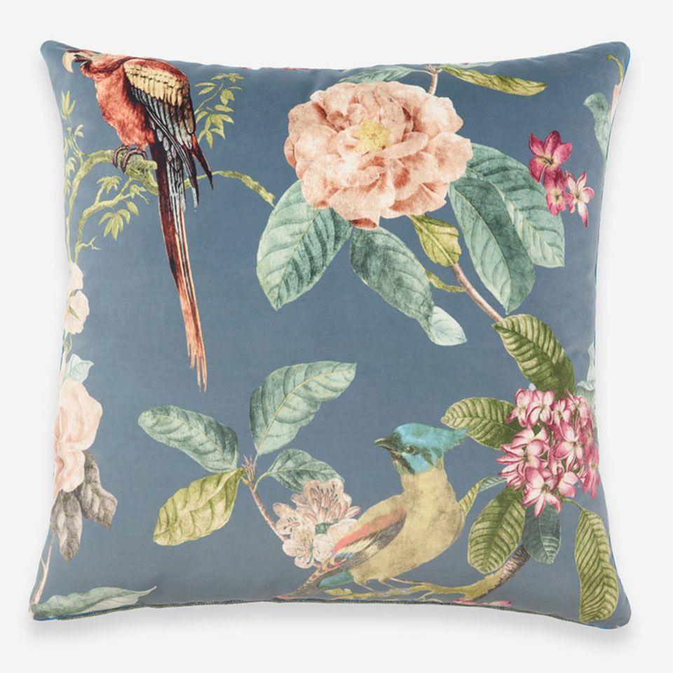 表面／カラー：ブルー／60cm×60cm／クッション中材は別売