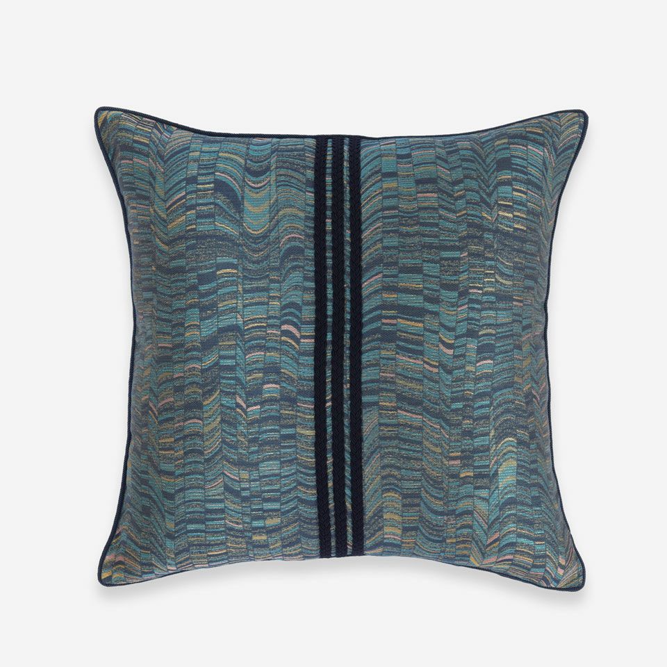 表面／カラー：ブルー／45cm×45cm／クッション中材は別売