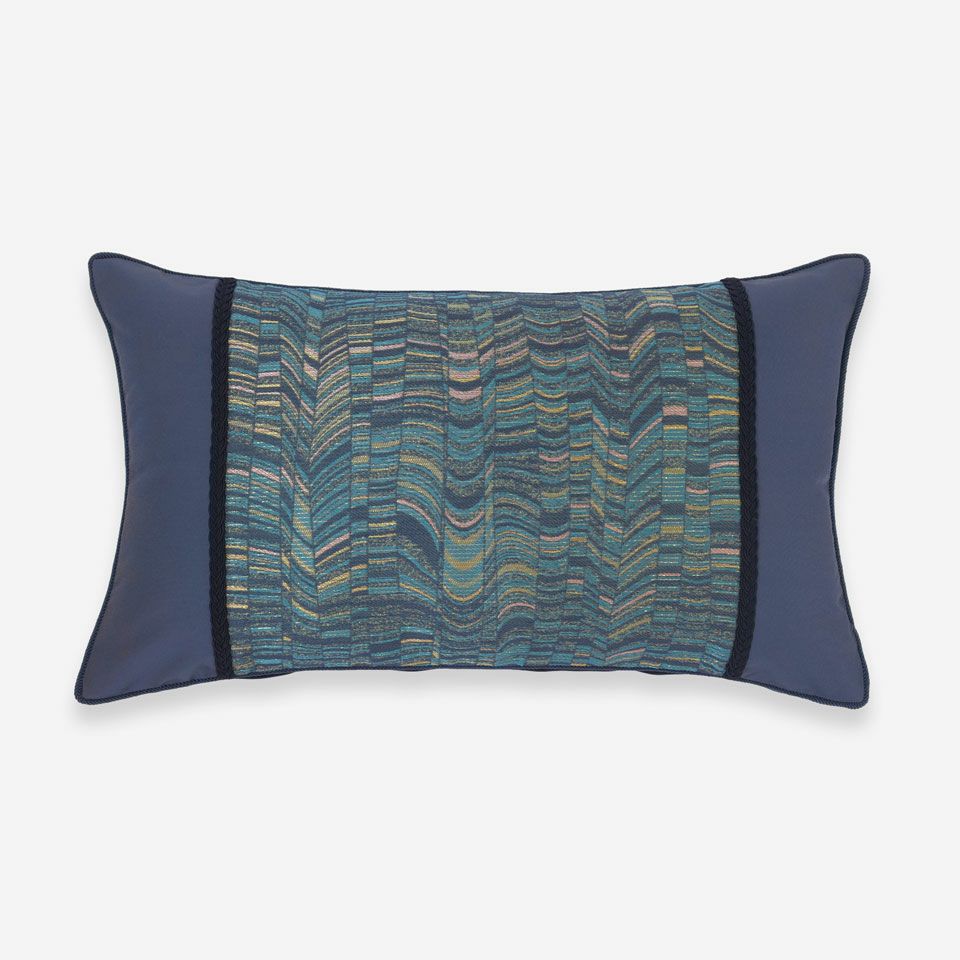 表面／カラー：ブルー／45cm×25cm／クッション中材は別売