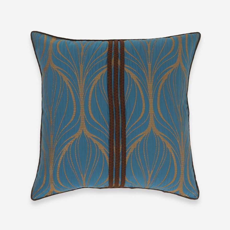 表面／カラー：ブルーグリーン／45cm×45cm／クッション中材は別売