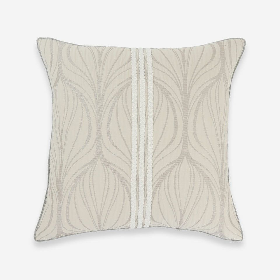 表面／カラー：アイボリー／45cm×45cm／クッション中材は別売