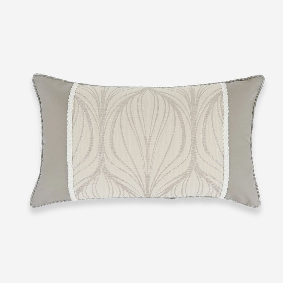 表面／カラー：アイボリー／45cm×25cm／クッション中材は別売