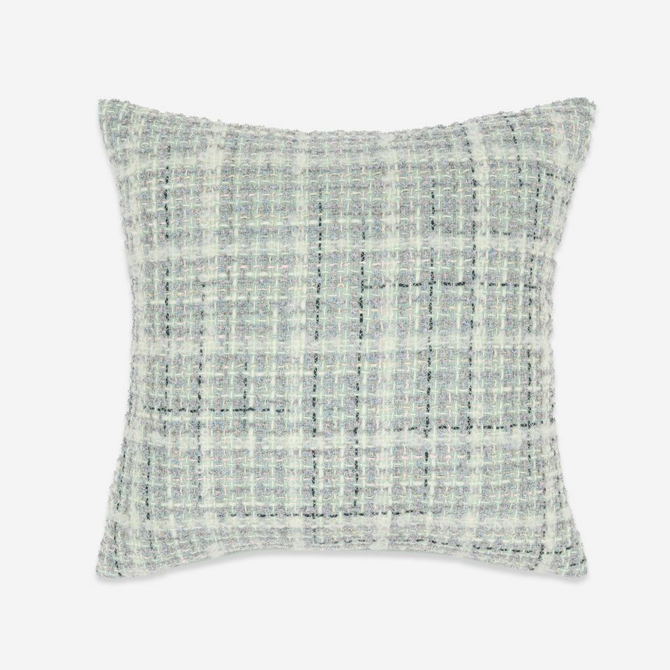 表面／カラー：ライトグリーン／45cm×45cm／クッション中材は別売