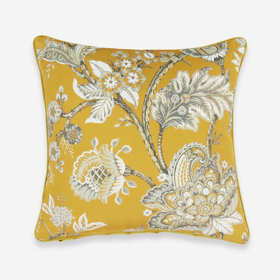 表面／カラー：イエロー／30cm×30cm／クッション中材は別売