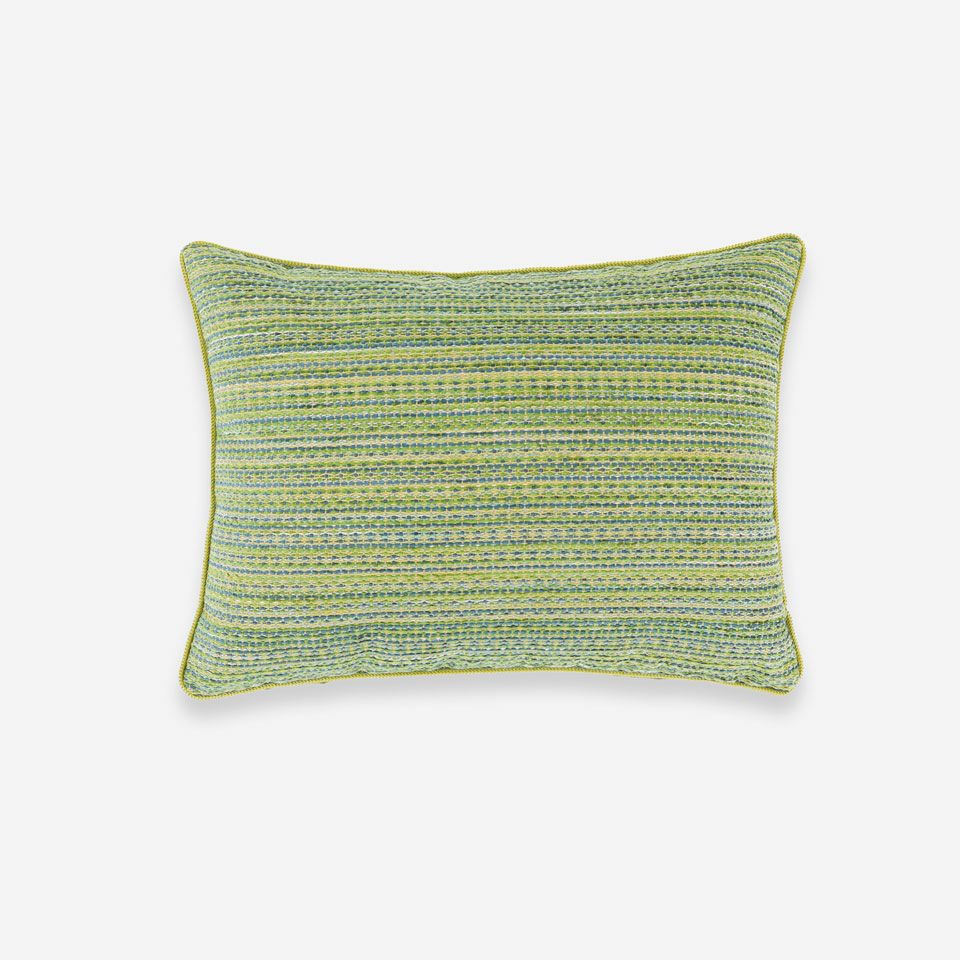 表面／カラー：グリーンイエロー／40cm×30cm／クッション中材は別売