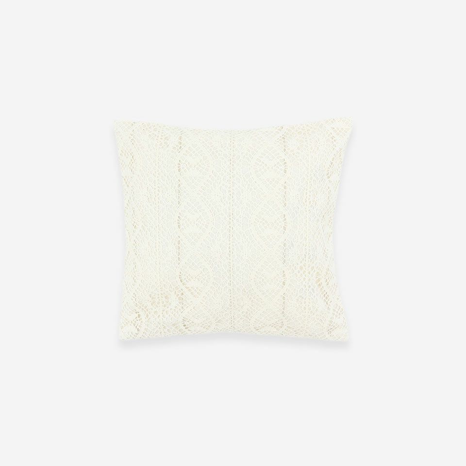 表面／カラー：アイボリー／30cm×30cm／クッション中材は別売