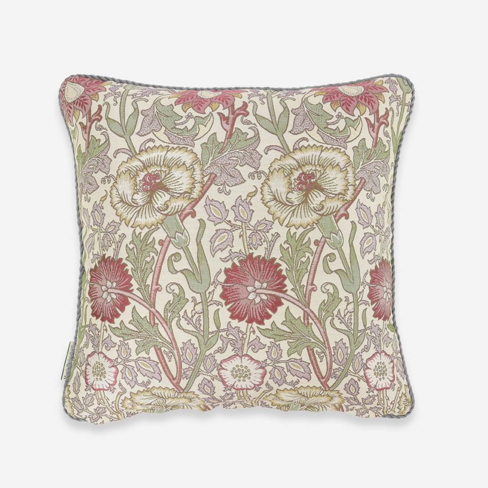 Morris Design Studio ピンクアンドローズ クッションカバー | 【公式