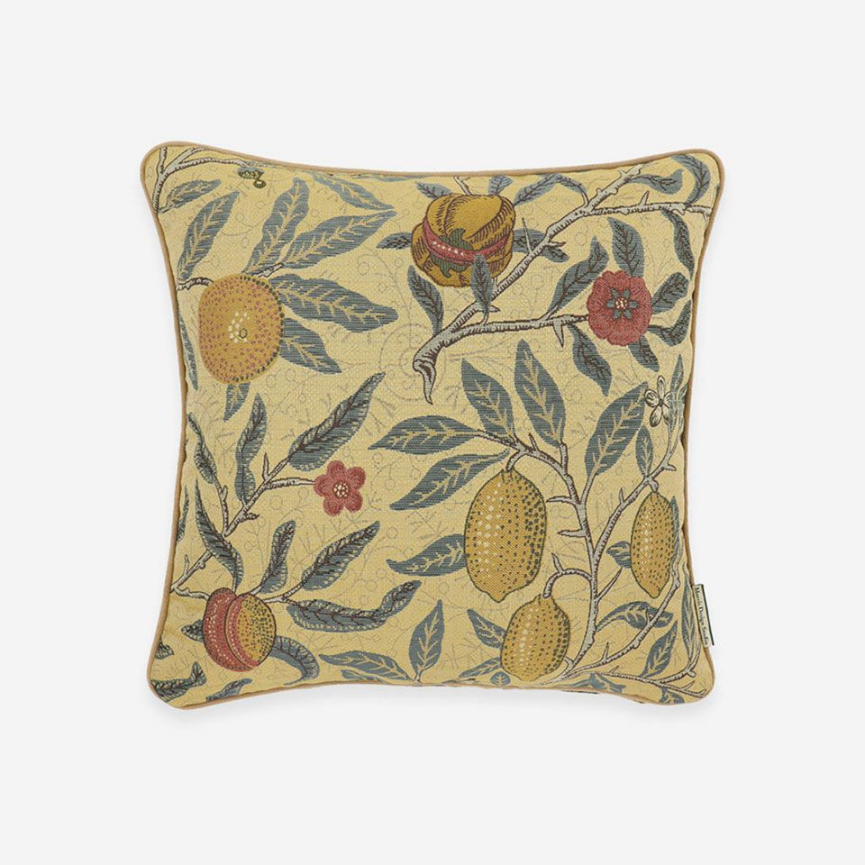 表面／カラー：イエロー／45cm×45cm／クッション中材は別売