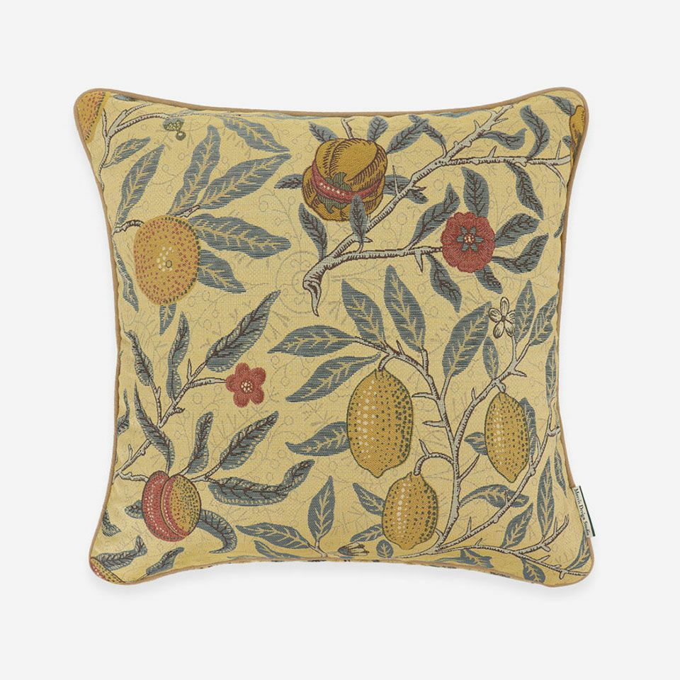 表面／カラー：イエロー／50cm×50cm／クッション中材は別売