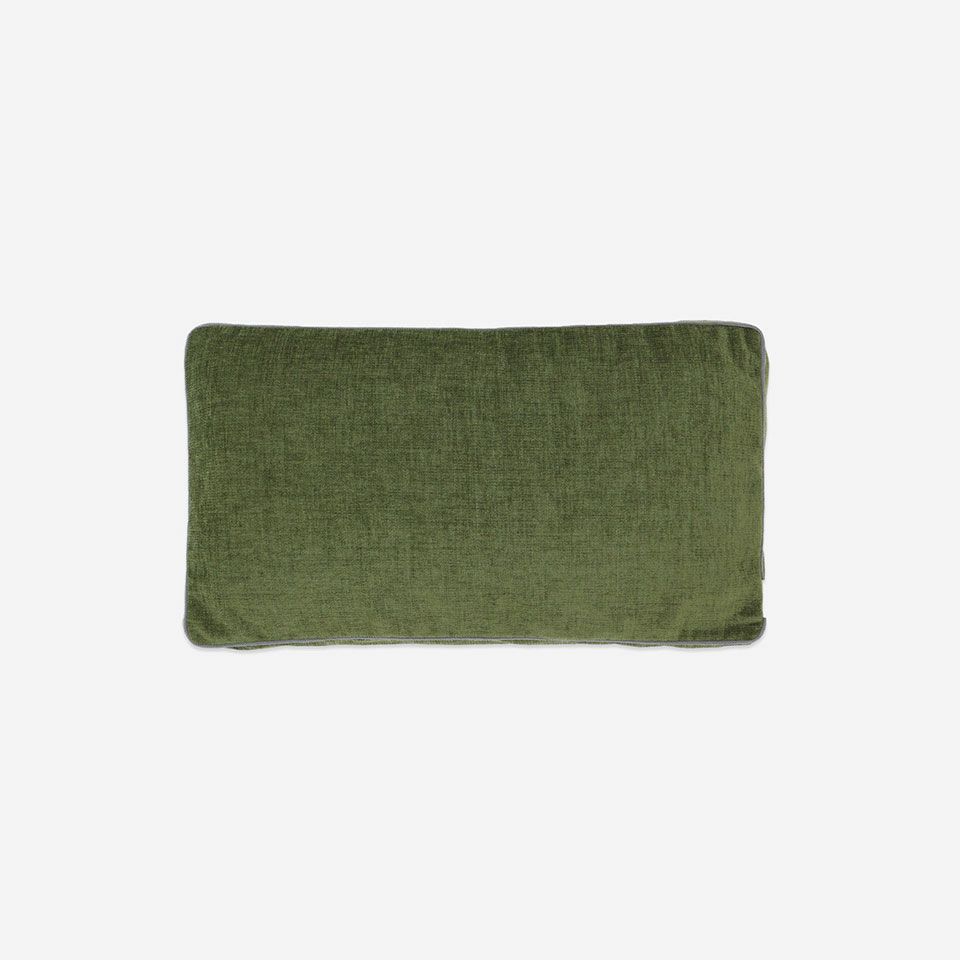 表面／カラー：グリーン／55cm×30cm／クッション中材は別売