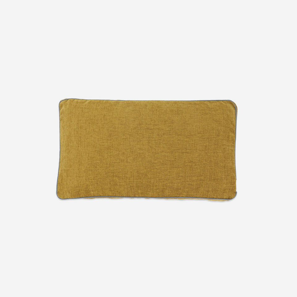 表面／カラー：イエロー／55cm×30cm／クッション中材は別売