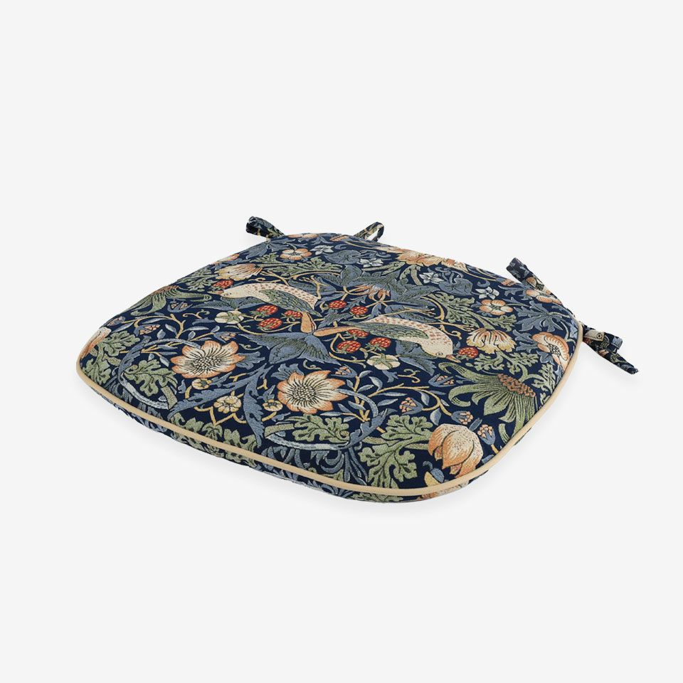 Morris Design Studio いちご泥棒 シートクッション | 【公式】川島