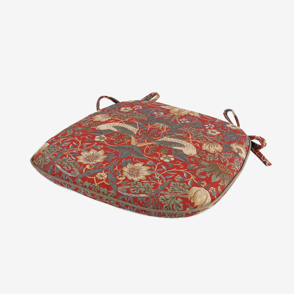 Morris Design Studio いちご泥棒 シートクッション | 【公式】川島