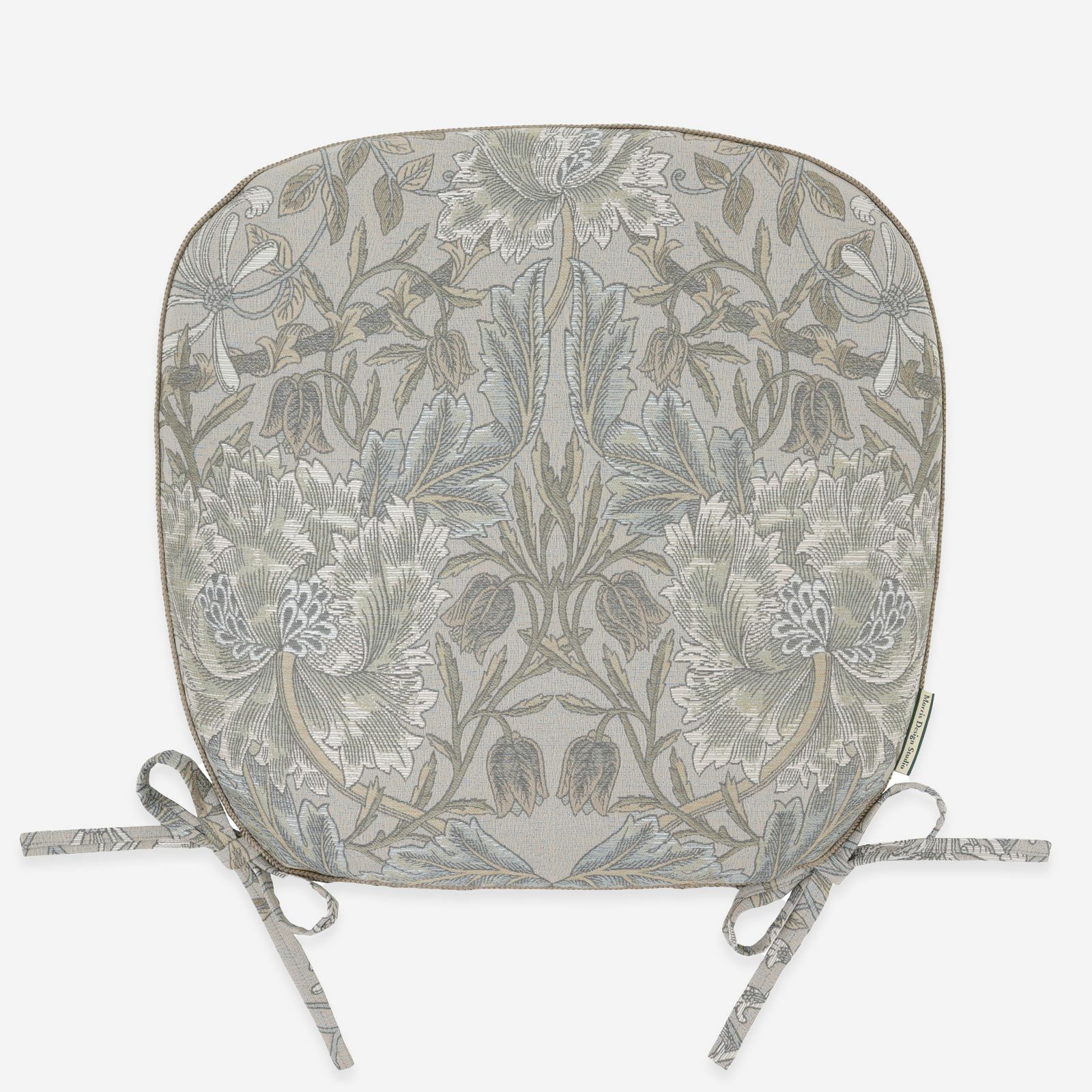 表面／カラー：グレー／45cm×43cm／紐付き／カバー取り外し可