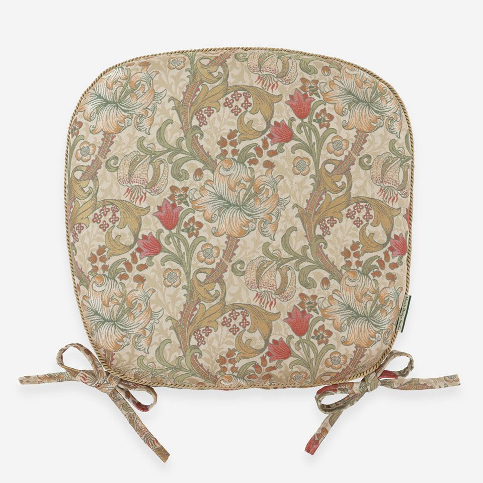 表面／カラー：アイボリー／45cm×43cm／紐付き／カバー取り外し可