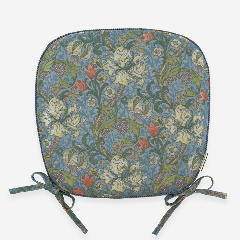 表面／カラー：ブルー／45cm×43cm／紐付き／カバー取り外し可