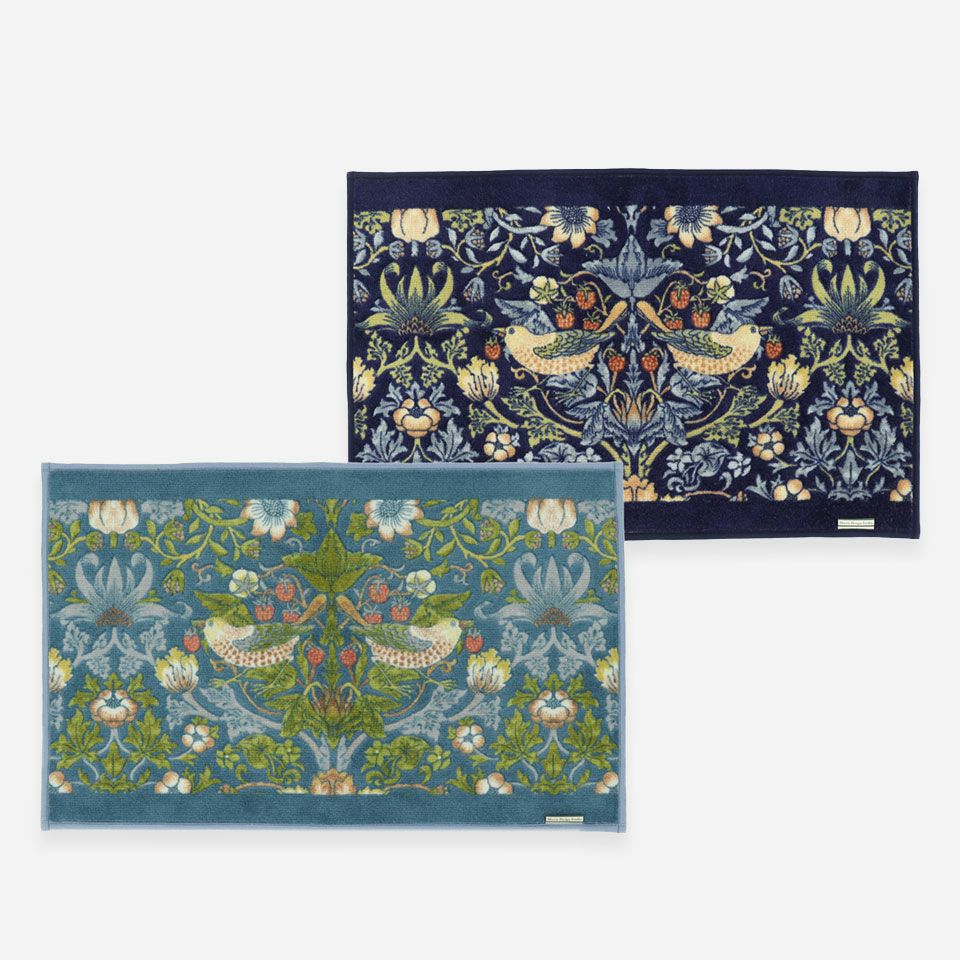 Morris Design Studio（モリス） いちご泥棒 インテリアマット