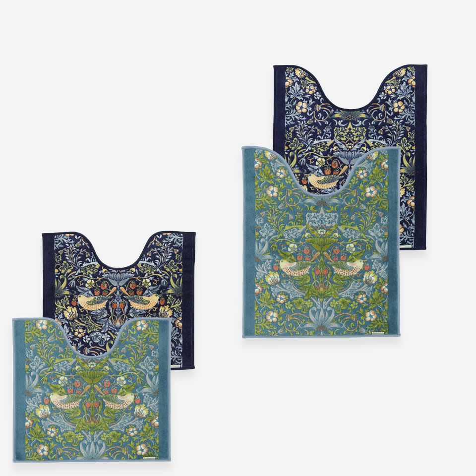 定番色のブルー色と、清潔感あるブルーグリーン色の２色、各2サイズで展開しています