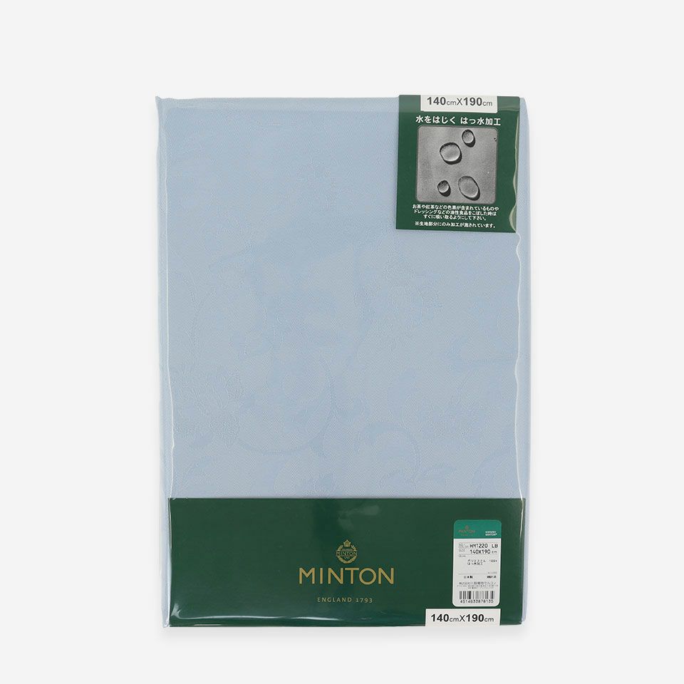 MINTONのロゴの入った商品のパッケージです。：ライトブルー