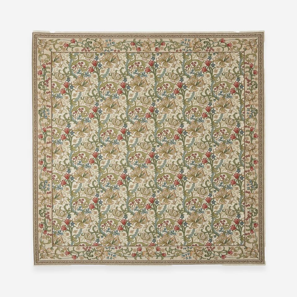 表面／カラー：アイボリー／約200cm×200cm