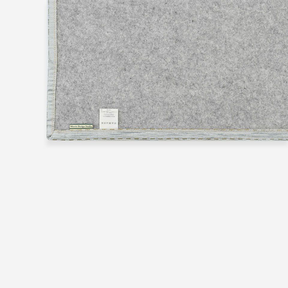 裏面／カラー：ブルー／不織布使用、滑り止め加工なし