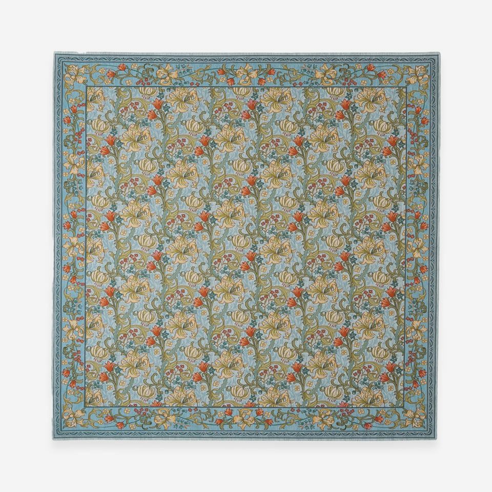 表面／カラー：ブルー／約200cm×200cm