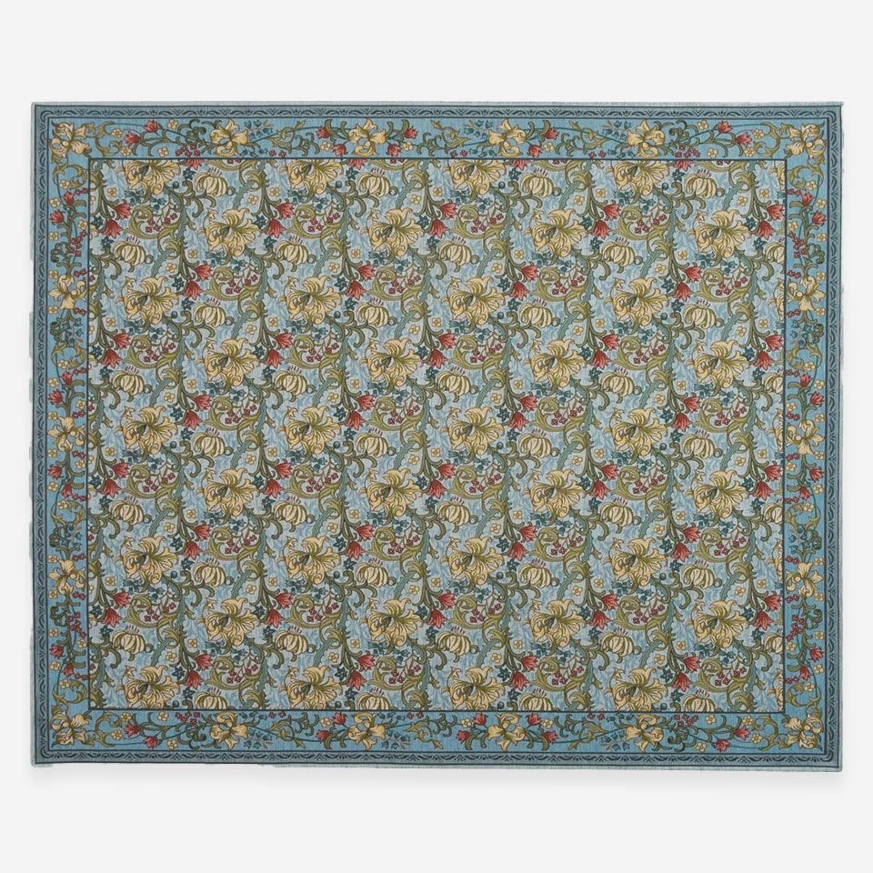 表面／カラー：ブルー／約200cm×240cm