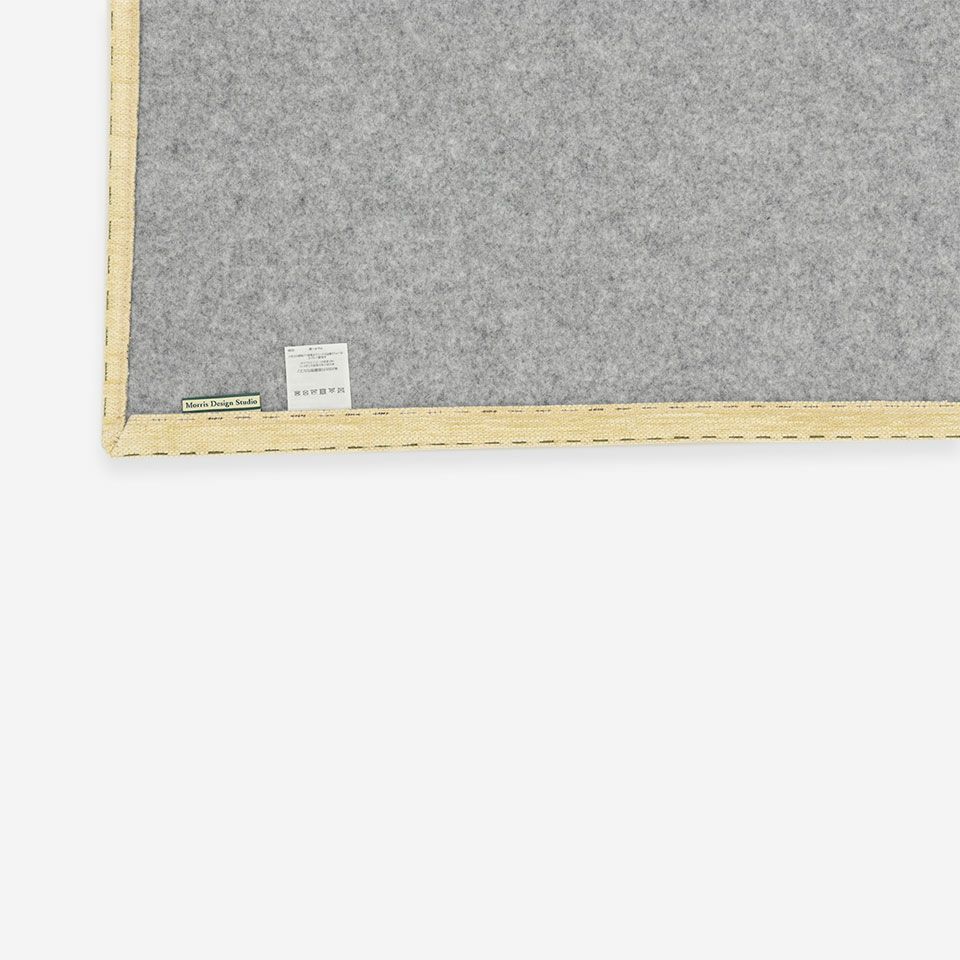 裏面／カラー：イエロー／不織布使用、滑り止め加工なし