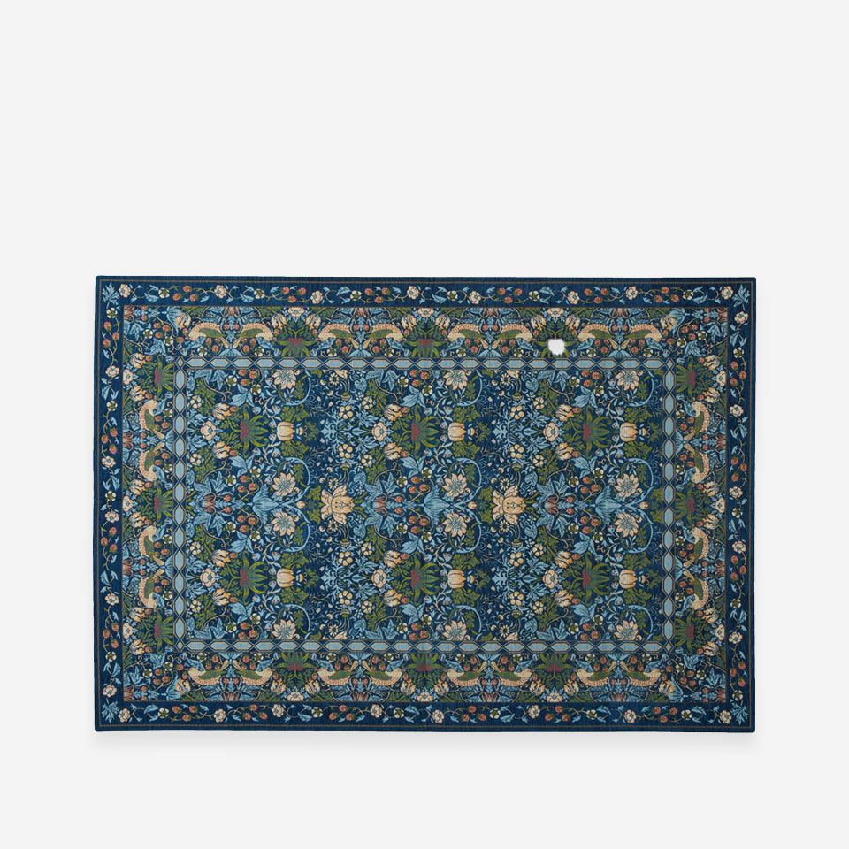 表面／カラー：ブルー／約140cm×200cm