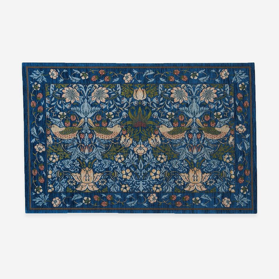 Moris Design Studio【いちご泥棒】 Morris Design Studio（モリス） いちご泥棒 インテリアマット