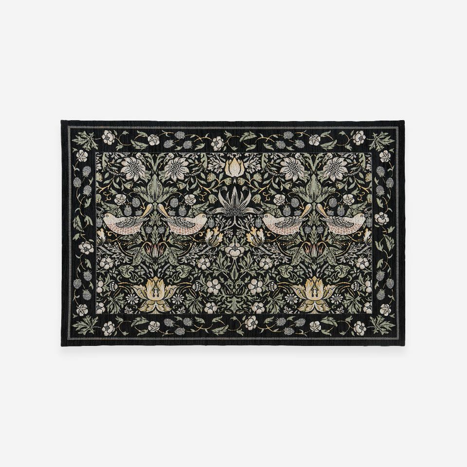 表面／カラー：ブラック／約60cm×90cm