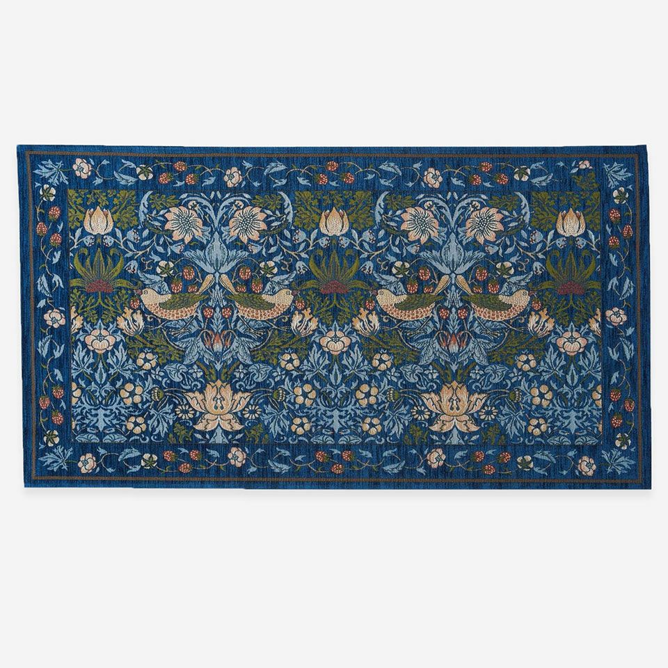 表面／カラー：ブルー／約67cm×120cm