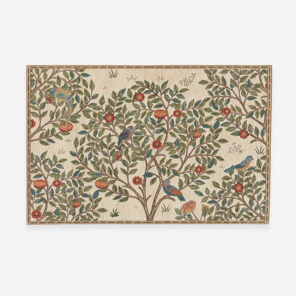 表面／カラー：アイボリー／約60cm×90cm