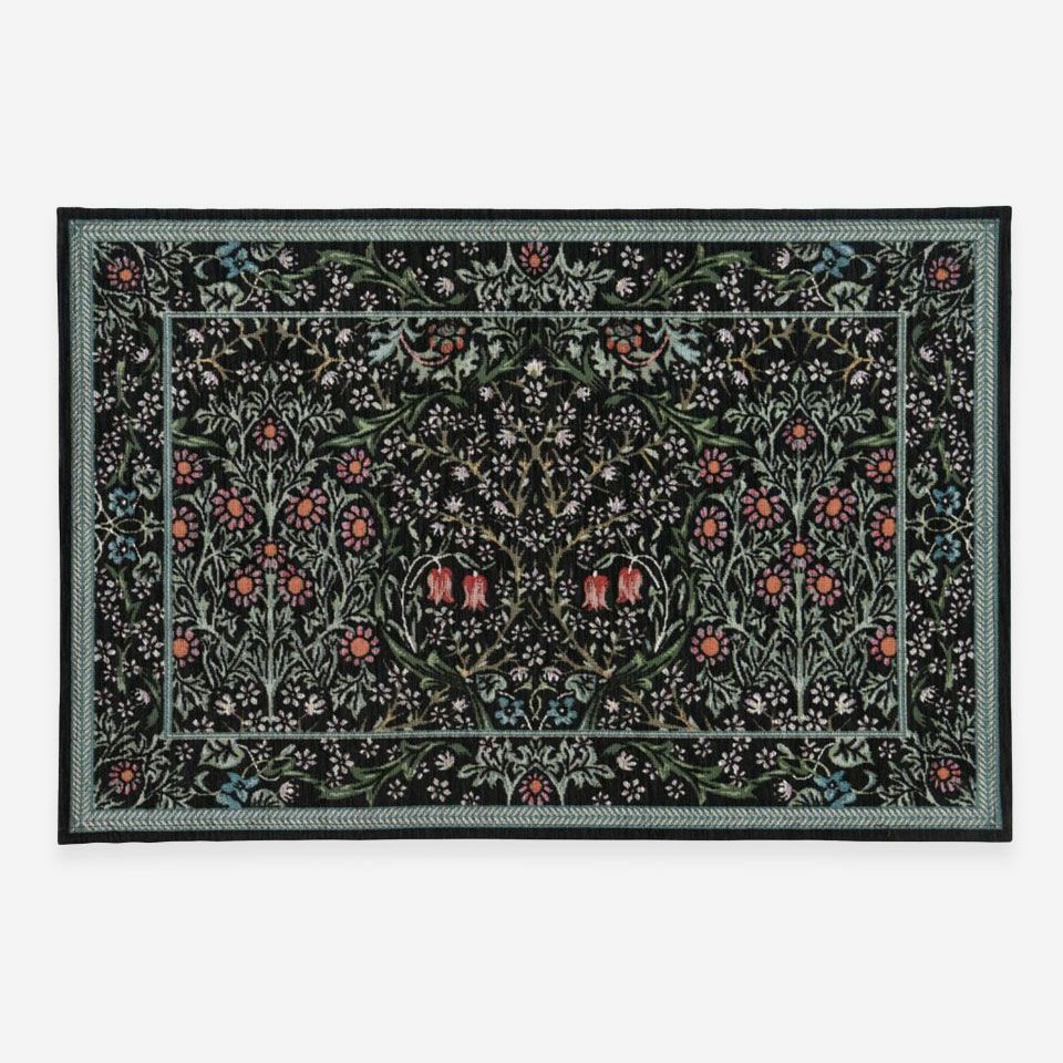 表面／カラー：ブラック／約90cm×152cm