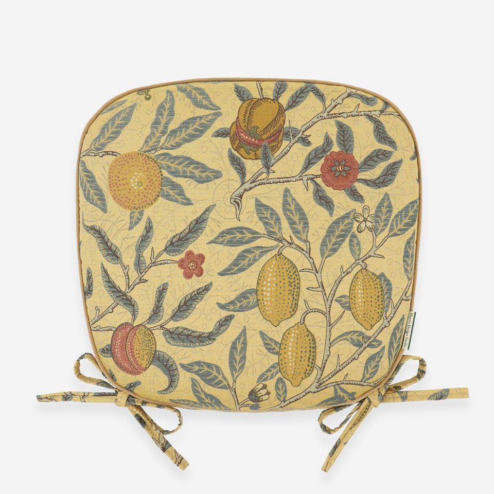 表面／カラー：イエロー／45cm×43cm／紐付き／カバー取り外し可