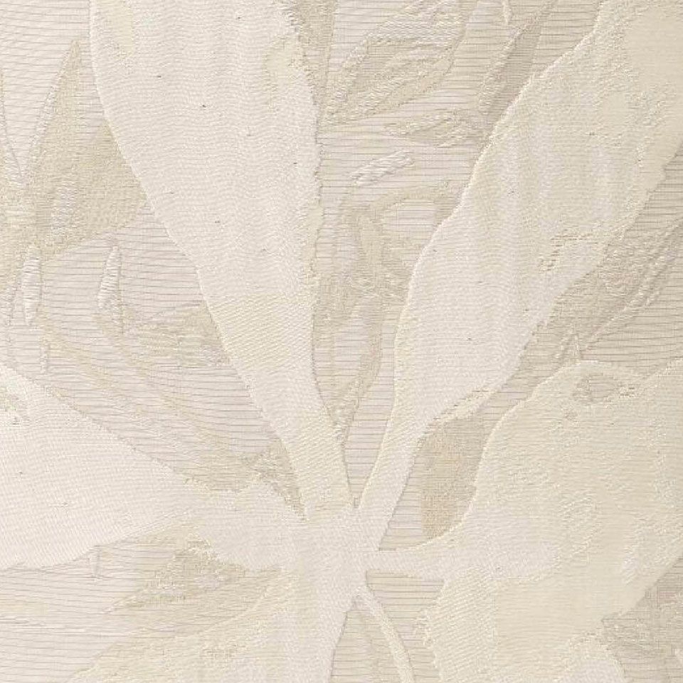 グロリオサとラナンキュラスの2種類の花をシルエットで表現、風通織（二重織）に収縮糸を組み合わせふっくらした風合いに仕上げました