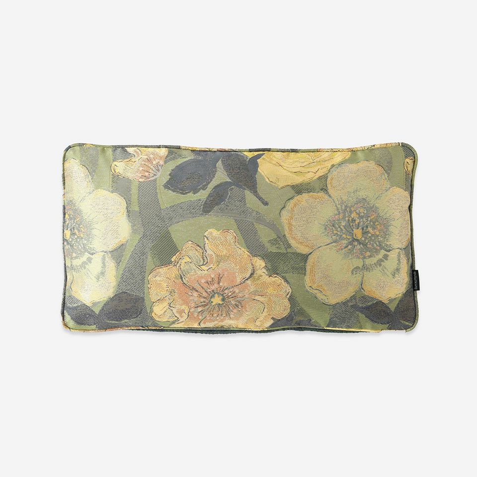 表面／表面カラー：イエロー／45cm×25cm／クッション中材は別売