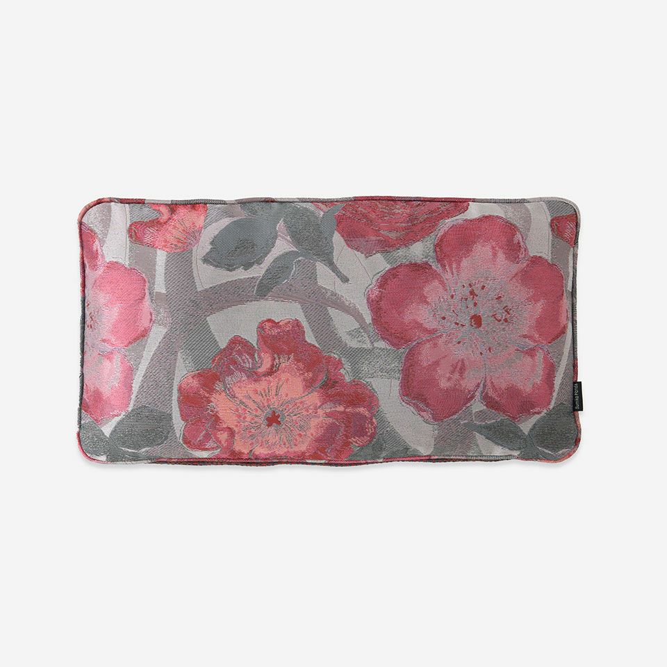 表面／表面カラー：レッド／45cm×25cm／クッション中材は別売