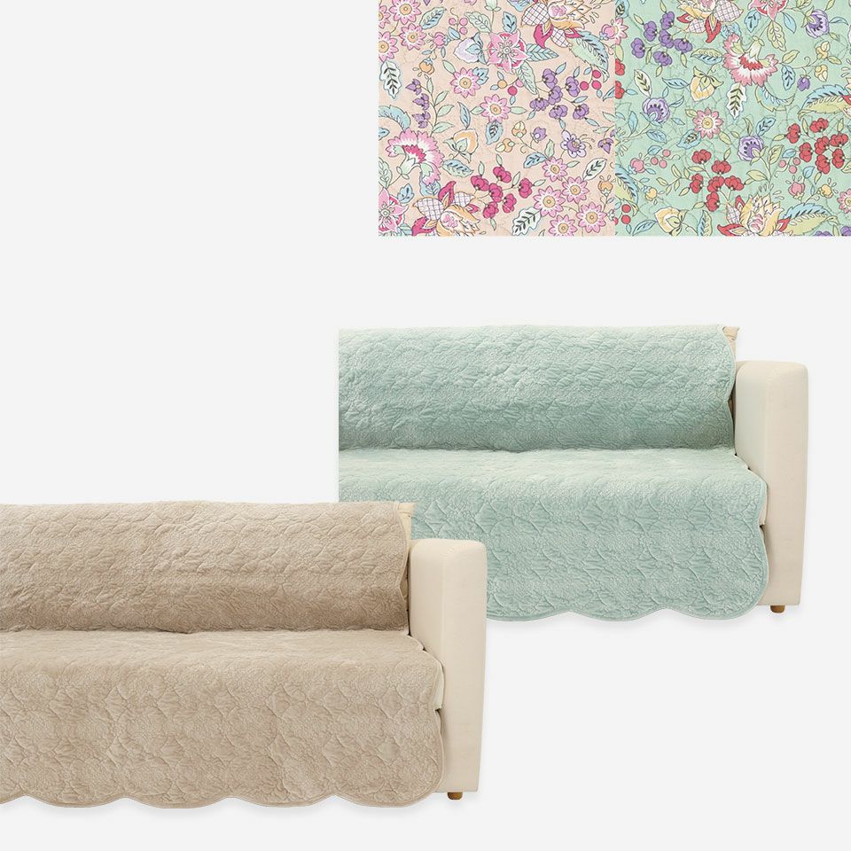 ブランドイメージのグリーン、室内空間に合わせやすいベージュの2色で展開しています