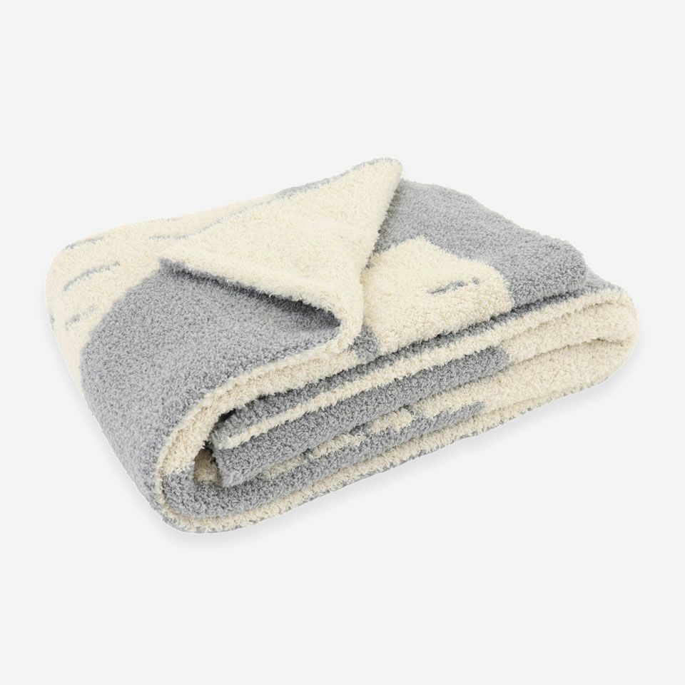 畳んだ画像／カラー：グレー／約70×100cm