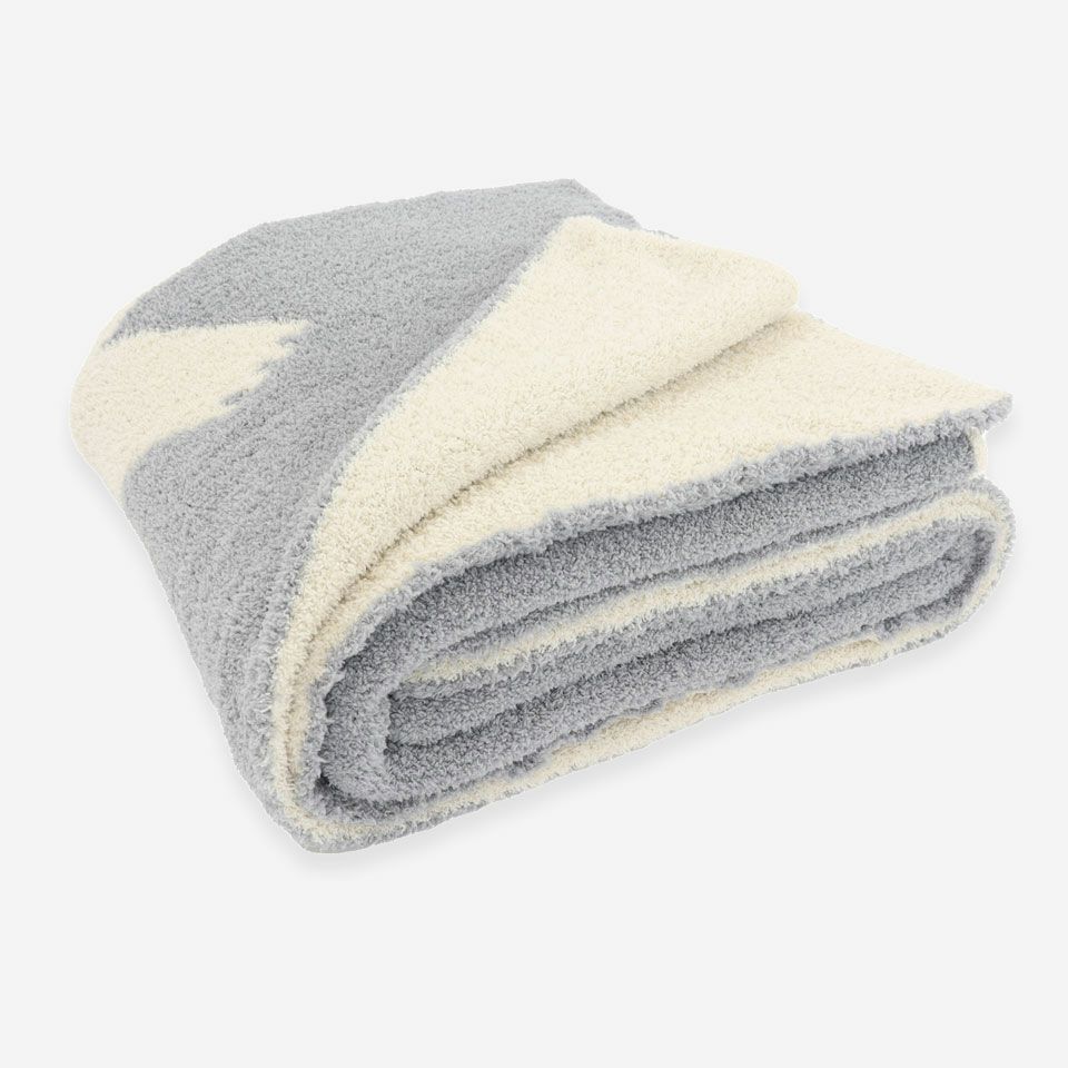 畳んだ画像／カラー：グレー／約100×140cm