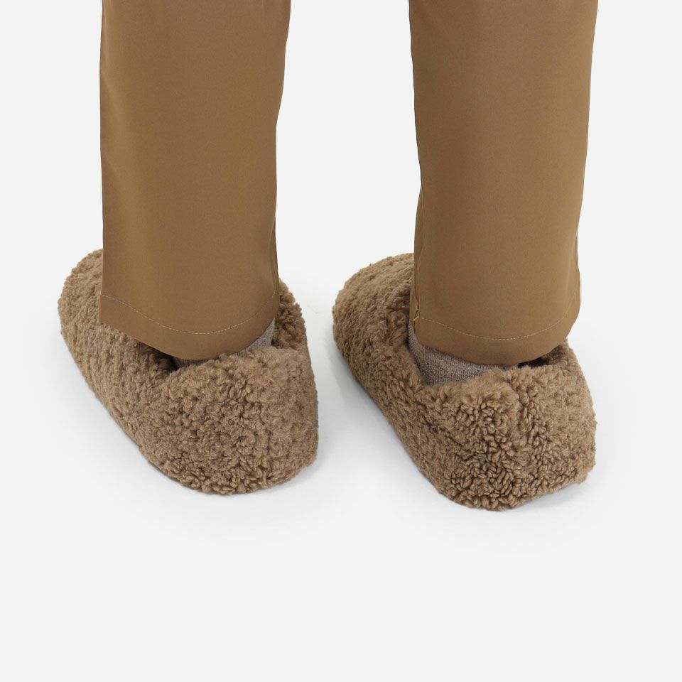 足首の下ほとんどを覆うのでとてもあたたかく寒いシーズンにおすすめです／カラー：ベージュ