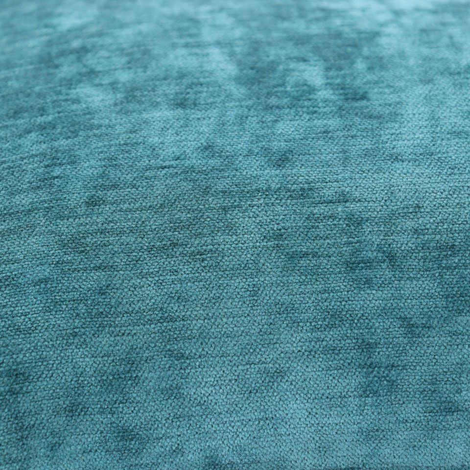 シンプルながらも高級感と程良い光沢感のあるモール糸を使用したベルベット調素材のダイニングシートクッションです／カラー：ダークグリーン